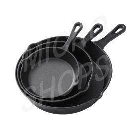 5-star chef Non Stick Frying Pan Cast Iron 3PCS
