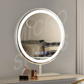 Embellir Makeup Mirror 40x40cm Hollywood Vanity with LED Light Tabletop Round