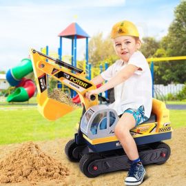Keezi Ride On Car Toys Kids Excavator Digger Sandpit Bulldozer Car Pretend Play