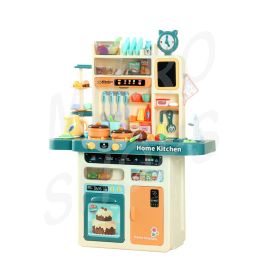 Keezi Kids Kitchen Pretend Play Set Cooking Sound Steam Light Function