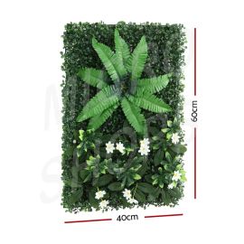 Gardeon 4PCS Artificial Plant Wall Panels 40X60CM Boxwood Panel Leaf Backdrop Backyard Green Decor