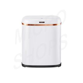 Devanti 38L Motion Sensor Bin Rubbish Automatic White