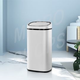 Devanti 58L Motion Sensor Bin Rubbish Automatic White