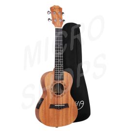 Alpha 26" Ukulele Equaliser Natural Mahogany Tenor Beginner Gift w/ Bag