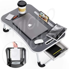 Laptop Bed Desk with Storage and foldable legs for Adults, Kids & Home Office