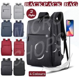 Waterproof Laptop Backpack Bag for Men Women School Travel Business Use - Black 1 Zipper