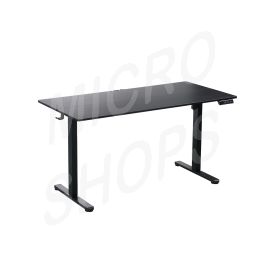 140 x 70cm Electric Standing Desk Height Adjustable Motorised Electric Sit Stand in Black