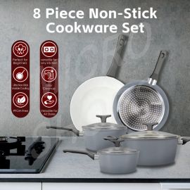 8 Pcs Clevinger Non-Stick Cookware Set