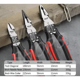 Multifunctional Pliers 3Pcs Set