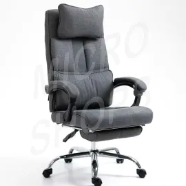 Fabric Art Office Chair with footrest