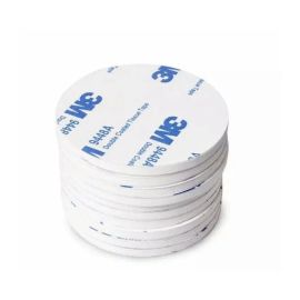 Round 60 x 3mm 3M Double Sided Foam Sticker Tape Side Wall Car Self Adhesive Pads - 6pcs