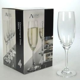 Bulk 6 Champagne Glass Set 4 220ml