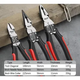 Multifunctional Pliers 3Pcs Set