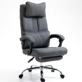 Fabric Art Office Chair with footrest